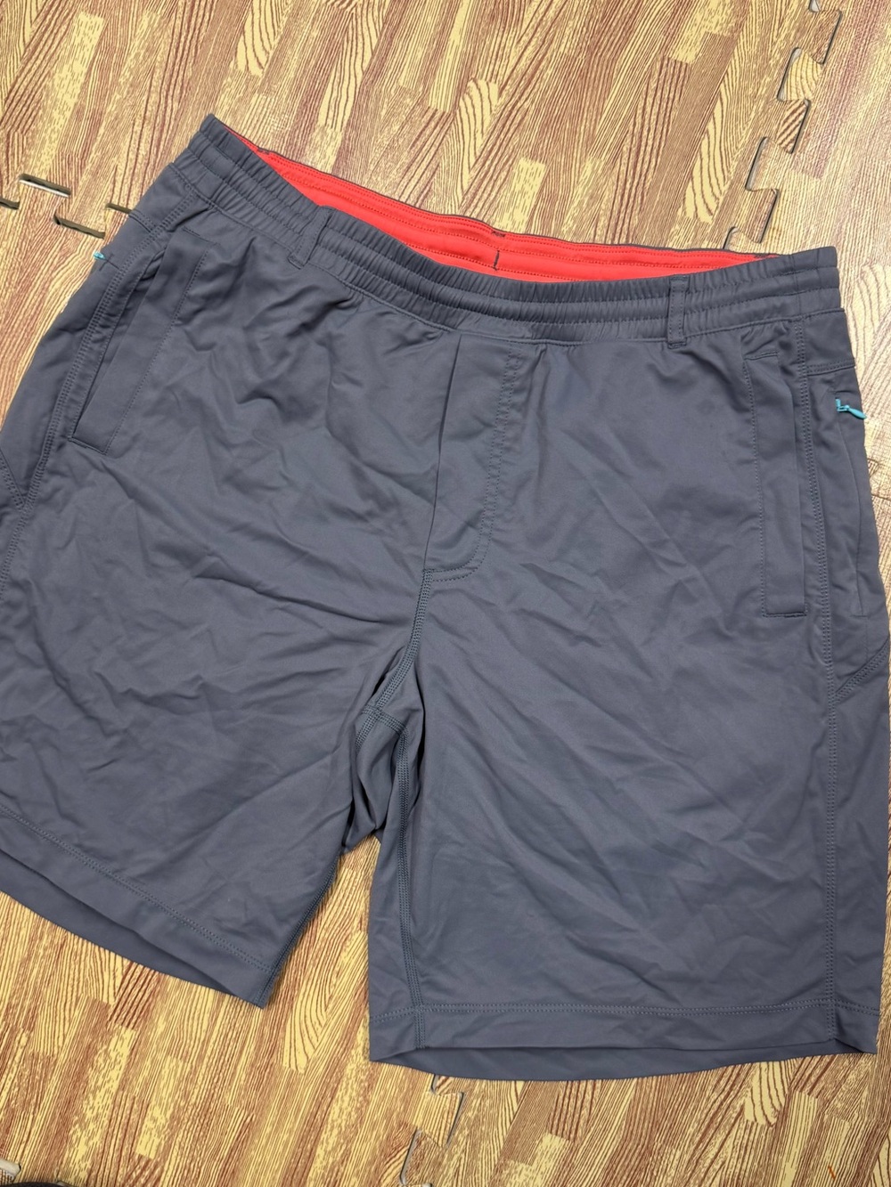 Birddogs Shorts Mens XL 9” Gray Boom For Your Boomstick Lined Athletic Golf